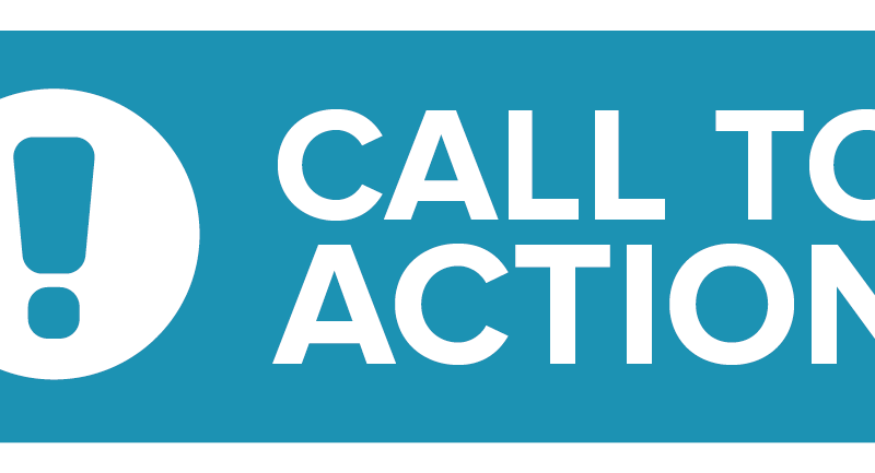A graphic saying Call to Action
